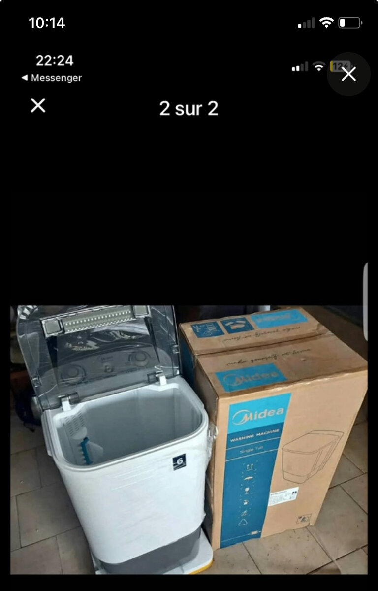 Lave-linge compact Midea