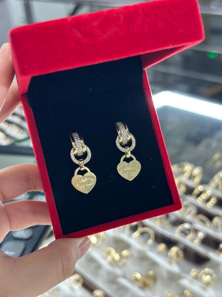 Серьги 585 Италия