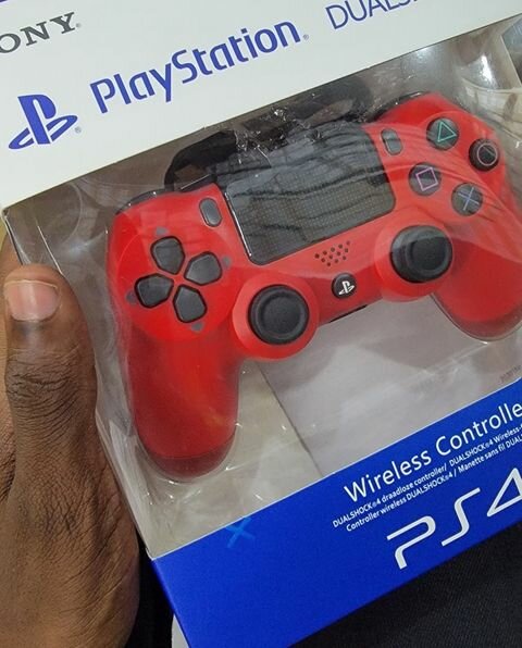 red wireless controller
