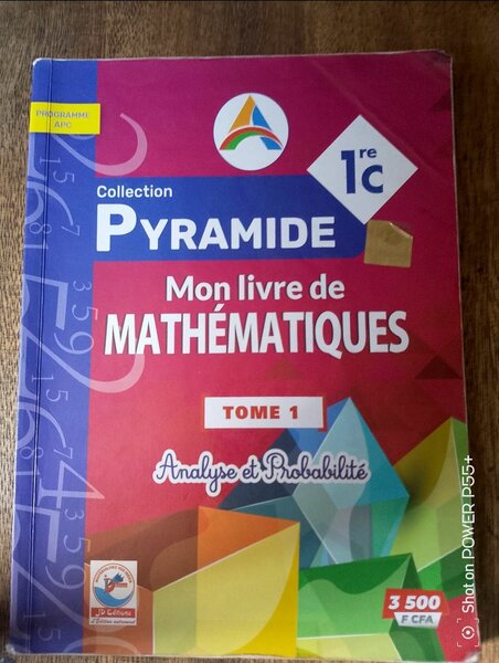 Livre Mathématiques 1ère C