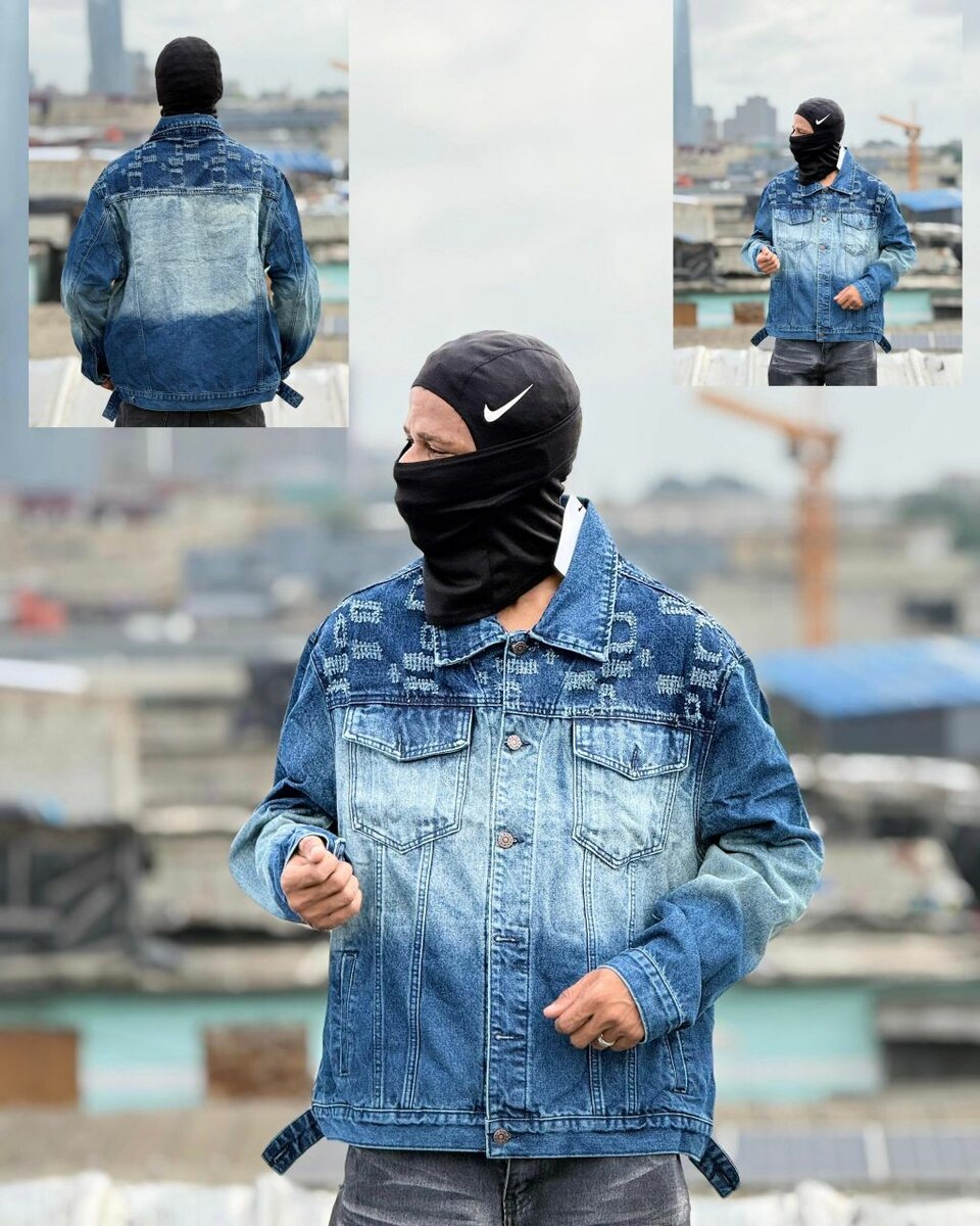 Veste en jean tendance homme