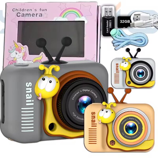 Appareil photo enfant escargot