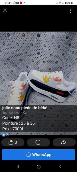 Sneakers enfants colorés