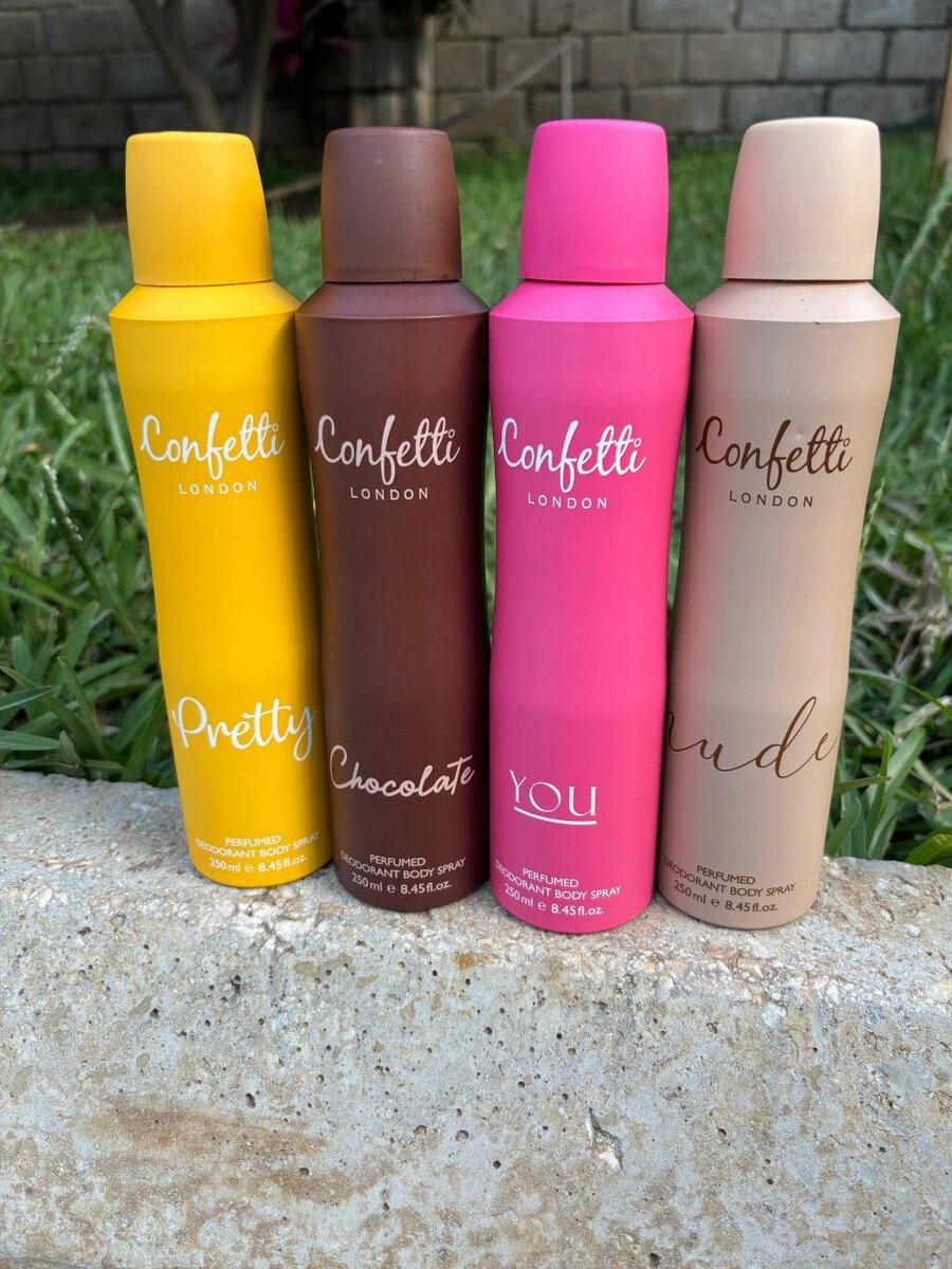 Body mist 150 each deodorant spray 100