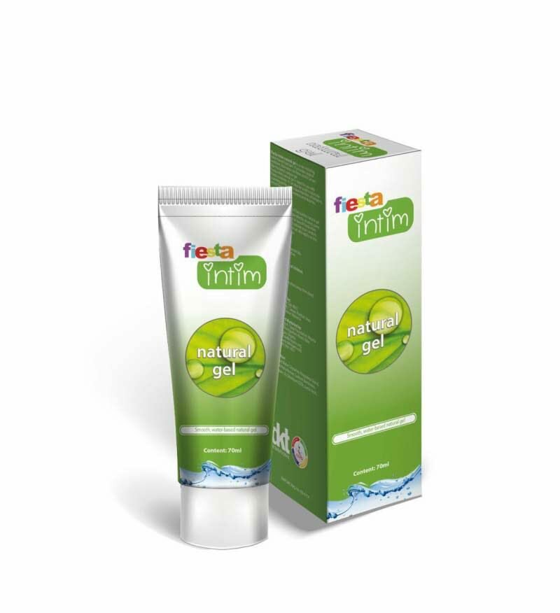 Original Feista Intim Lubricant Gel. Strawberry Mint Alovera