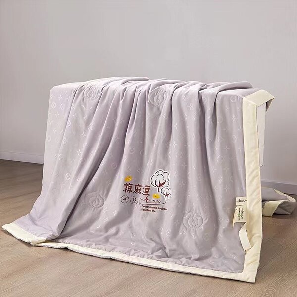 Couverture douce en coton bio