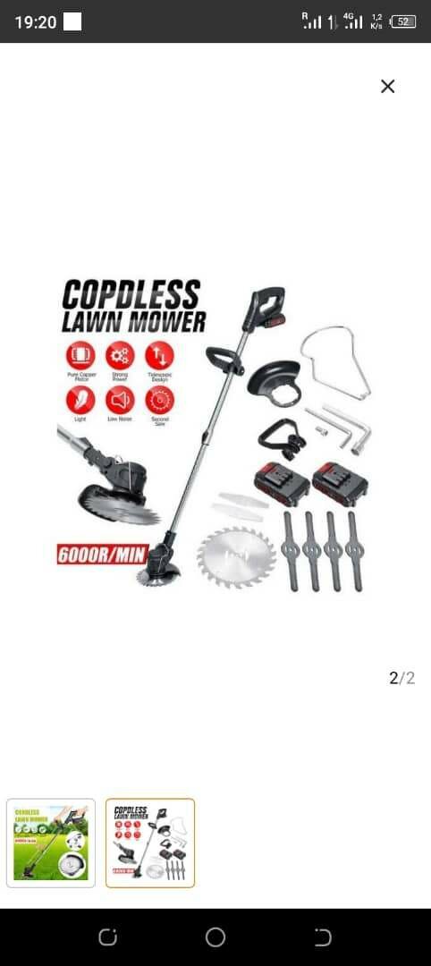 Tondeuse à Garzon électronique 6000r-noir