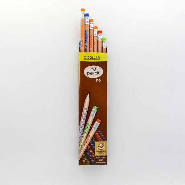 Pack of 6 Lead Pencils of kids in school My Pencil