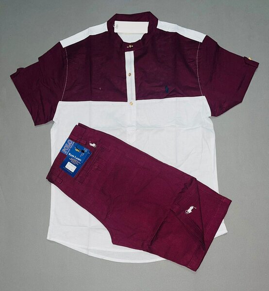 Chemise lin et culotte coton