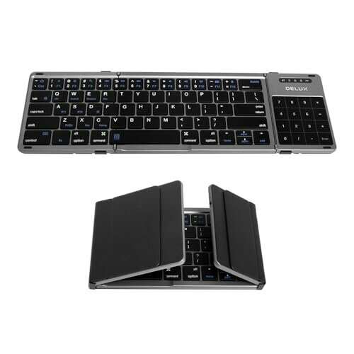 Clavier pliable sans fil compact