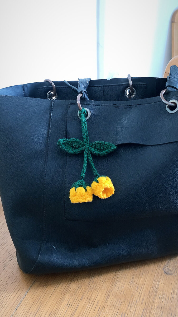 Porte-clés crochet fruits