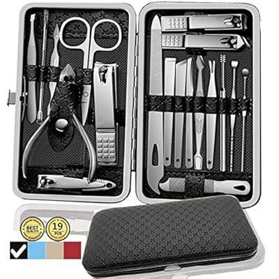 Set de manucure professionnel 19 pièces