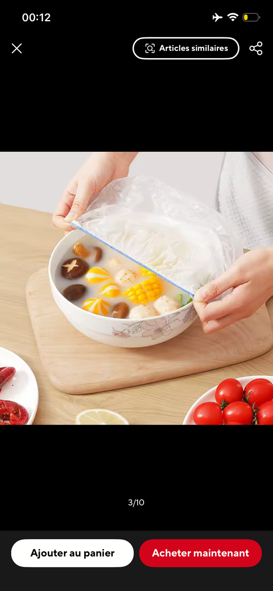 Couvercles élastiques 100 pièces