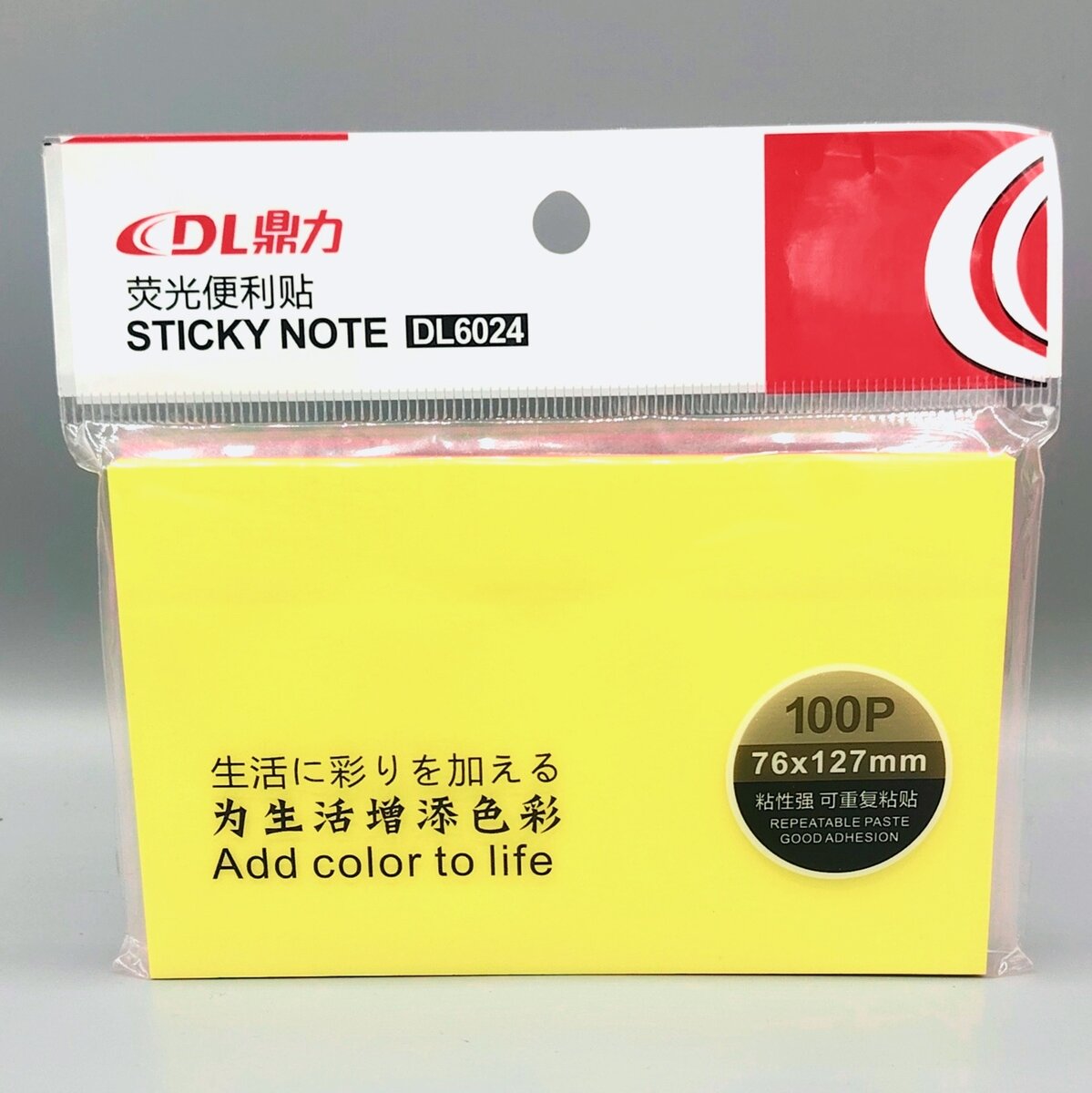 Notes autocollantes colorées