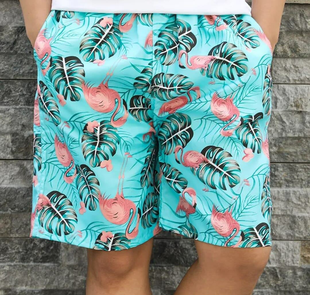 Soft polyester summer shorts