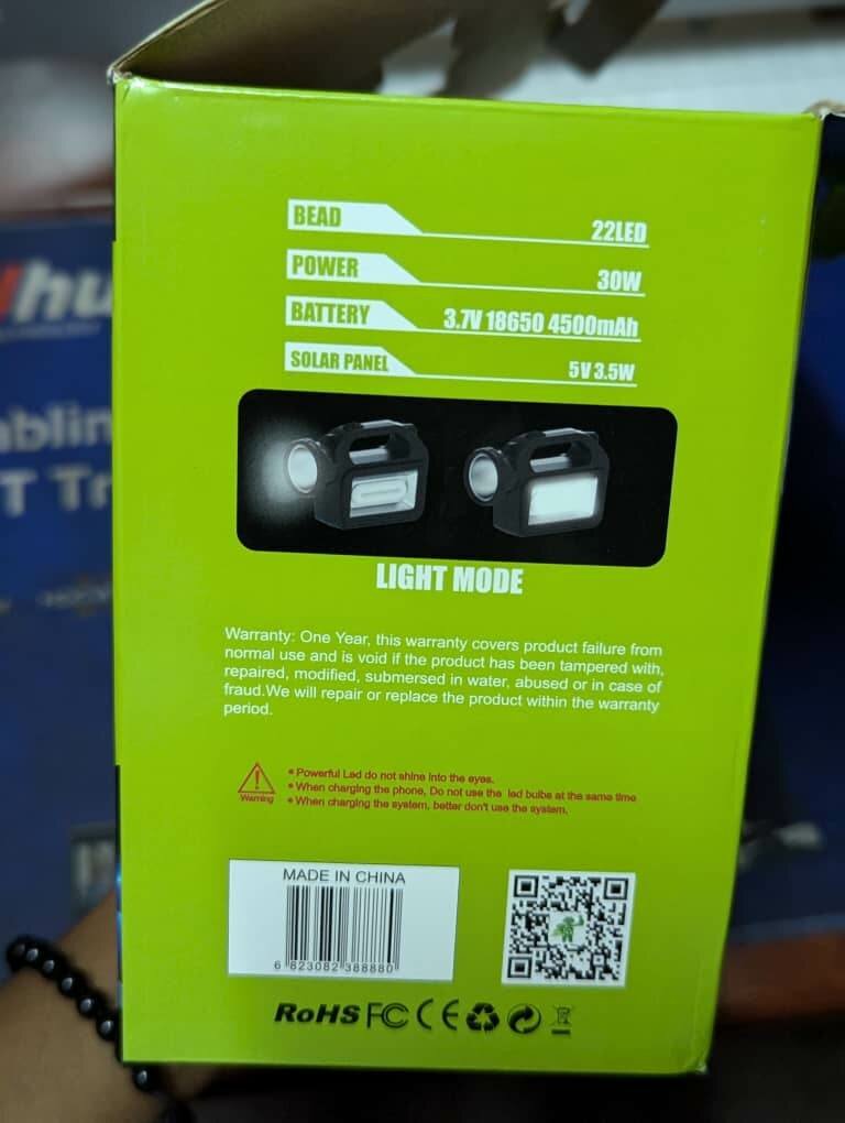 Solar lighting system(emergency potable light)GD-C8