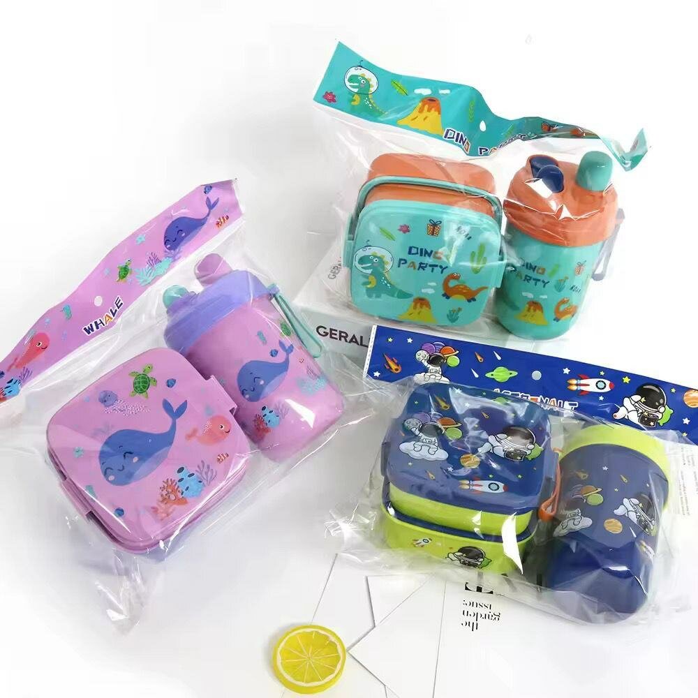 Ensemble repas enfants dinosaures