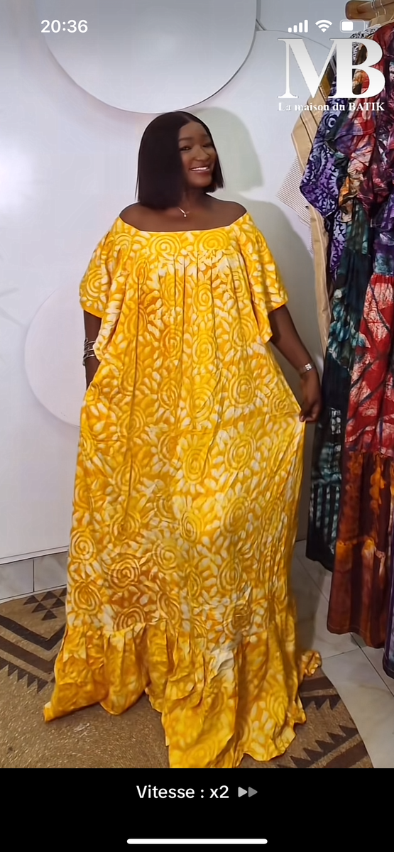 Stylish Robe Éthnique Colorée