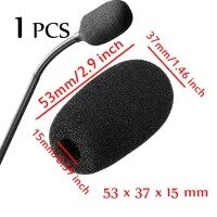 Microphone Windscreen Foam Cover for Microphone Pop Filter, Mini Microphone Cover for goosneck mic Foam Windscreens (Black)