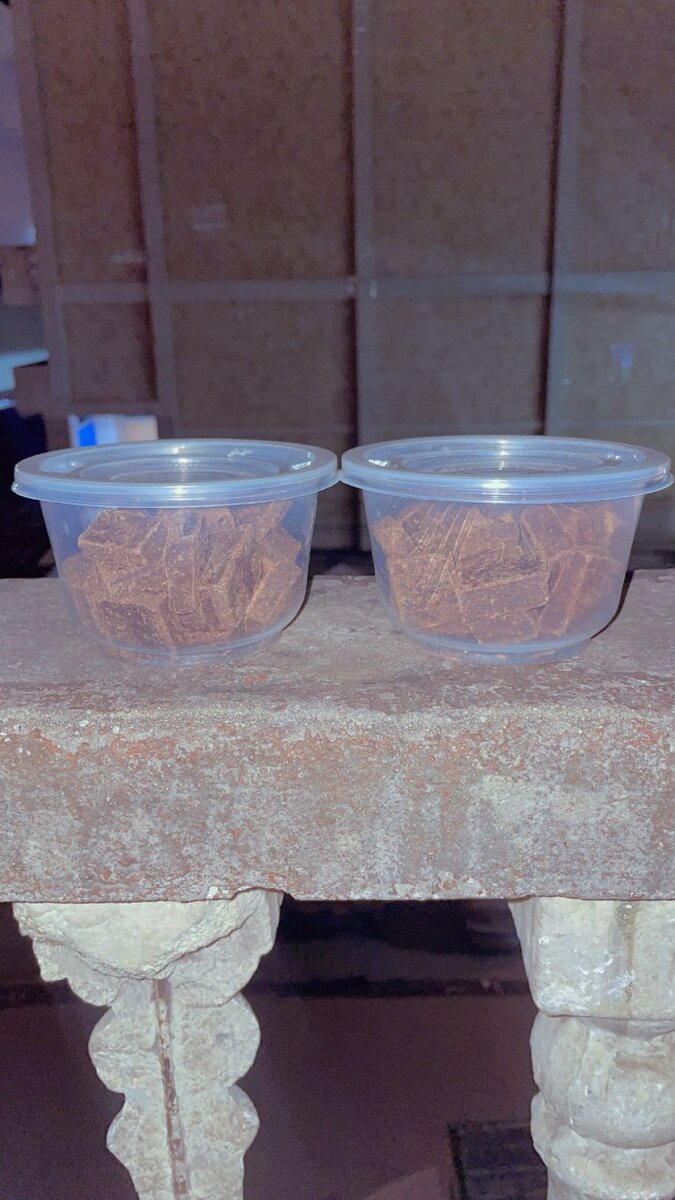 Délicieux cubes chocolat