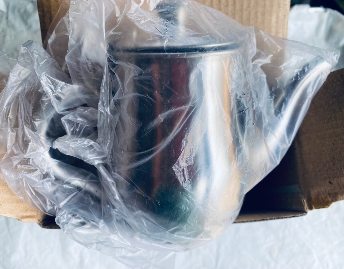 Théière en acier inoxydable 110oz