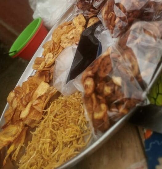 Chips croquants à base de banane