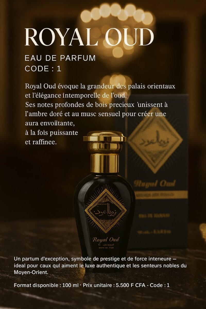 Parfum arabe de luxe