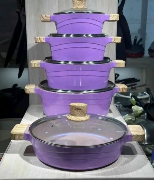 12 pcs nonstick cookware set