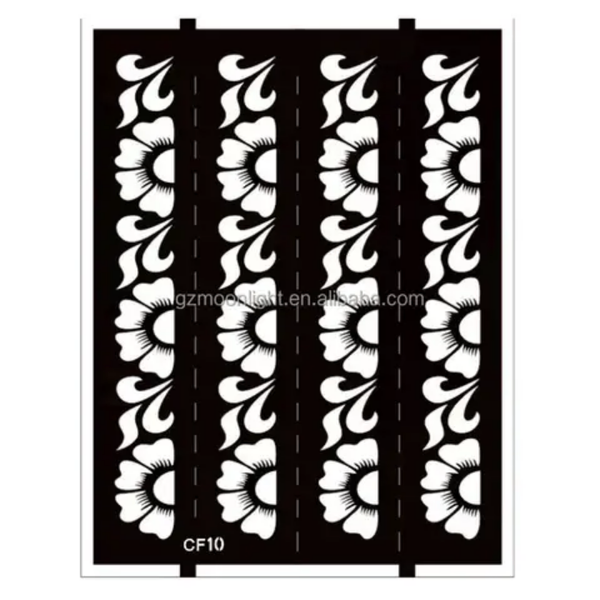 Pochoirs Tatouage Henna