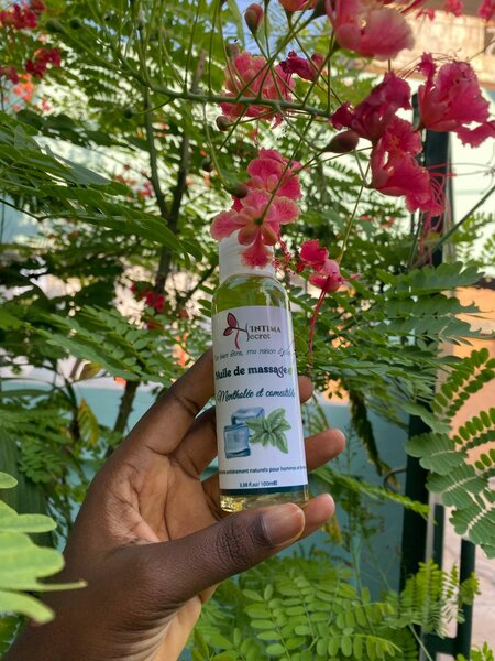 Huile de massage mentholé