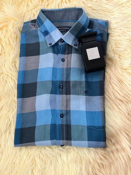 Chemise homme élégante à carreaux