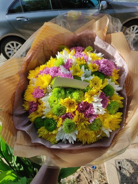 Bouquet de fleurs coloré