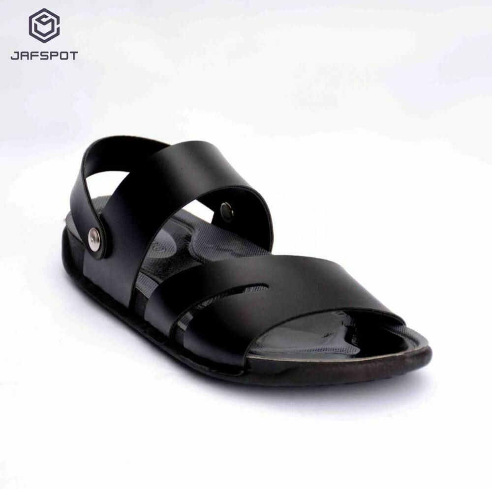 Man's stylish sanda black