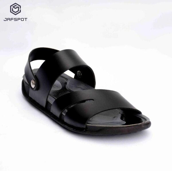 Man's stylish sanda black