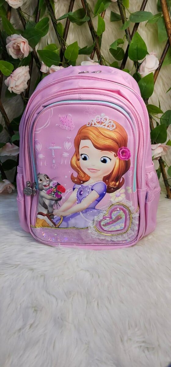 Sac à dos princesse rose fille