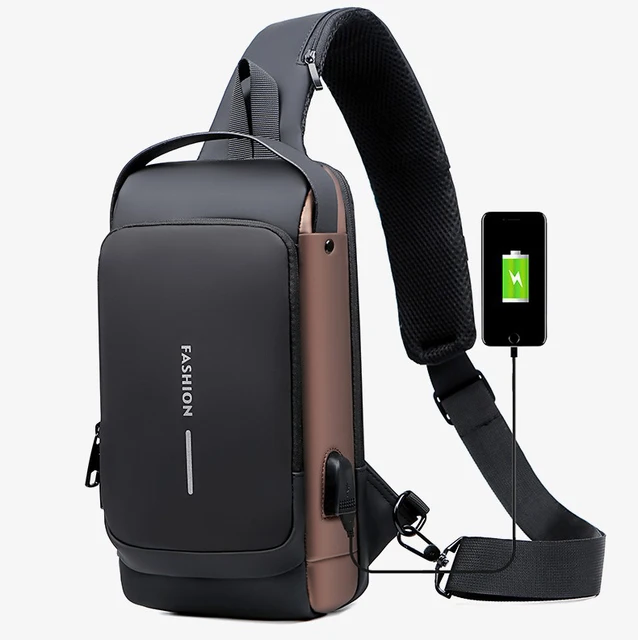 Sac bandoulière USB
