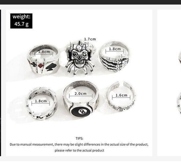 Bagues en acier inoxydable