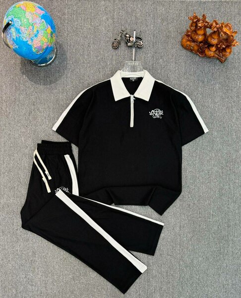 Ensemble de sport noir-blanc