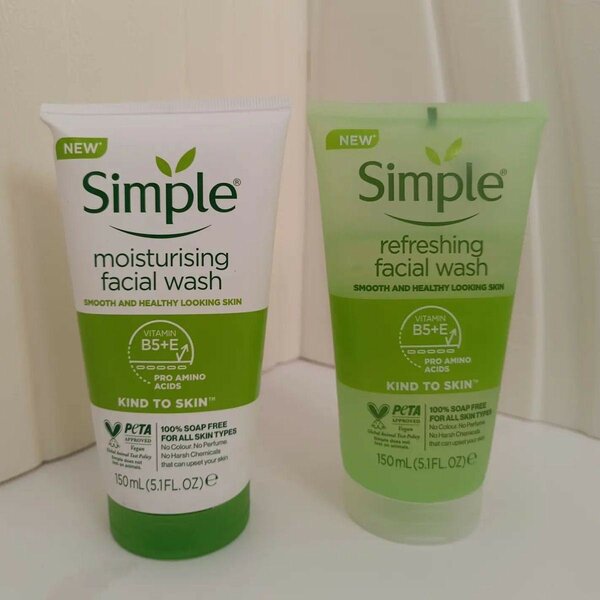 Simple facial wash
