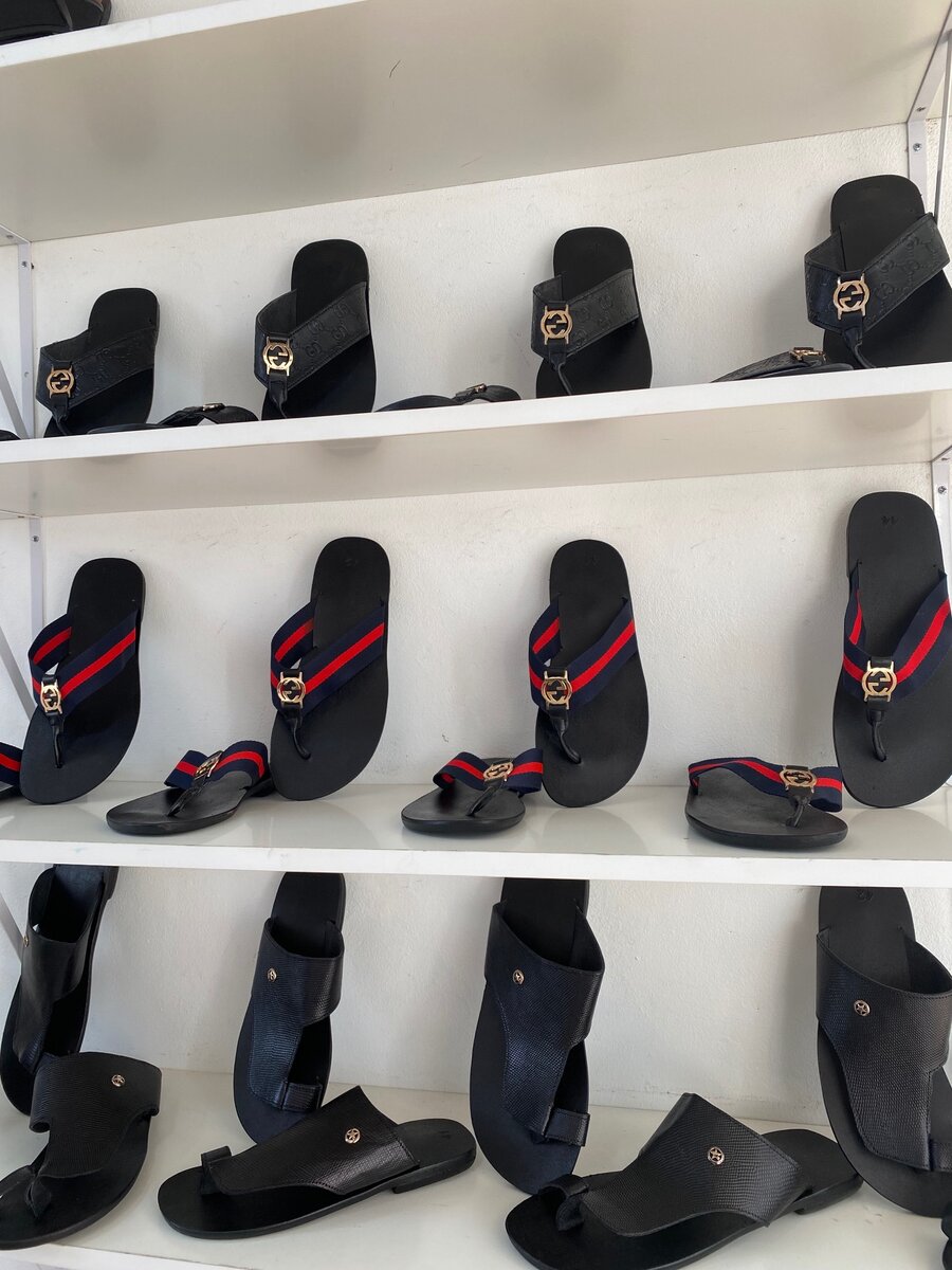 Men leather Slippers