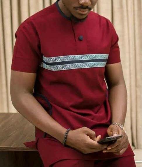 COMPLET TUNIQUE MANCHE COURTE