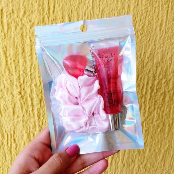 Lip Gloss avec Scrunchie