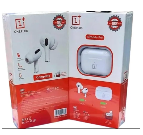  Oneplus Airpods Pro TWS Wireless Bluetooth Earbuds with Silicone Case 