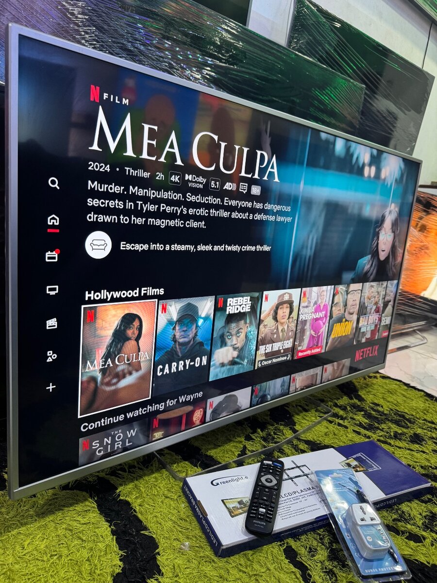 50inches full digital satellite 4k UHD LED  smart PHILLPS