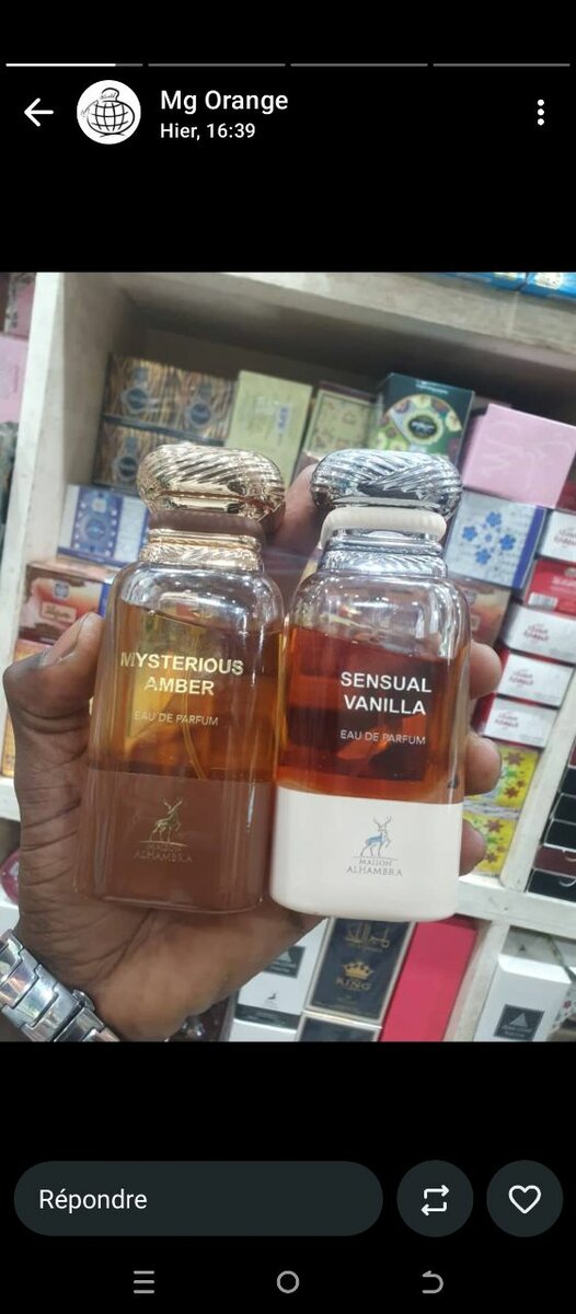 Parfums envoûtants variés