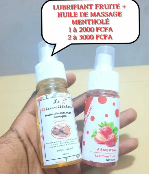 HUILE MENTHOLÉ + LUBRIFIANT