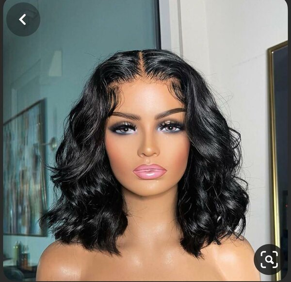 Perruque bob bouclée T14