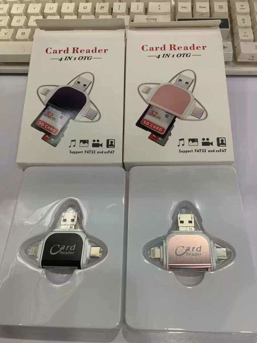 Lecteur de carte mémoire 4en1