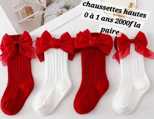 Chaussettes Bébé Belles Nœuds