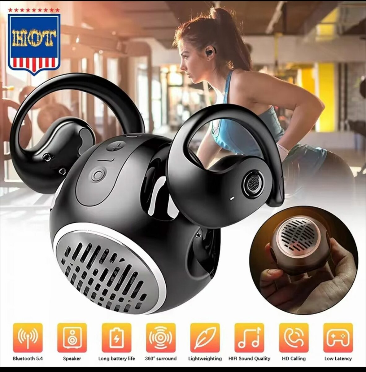 Écouteurs + Haut-parleur